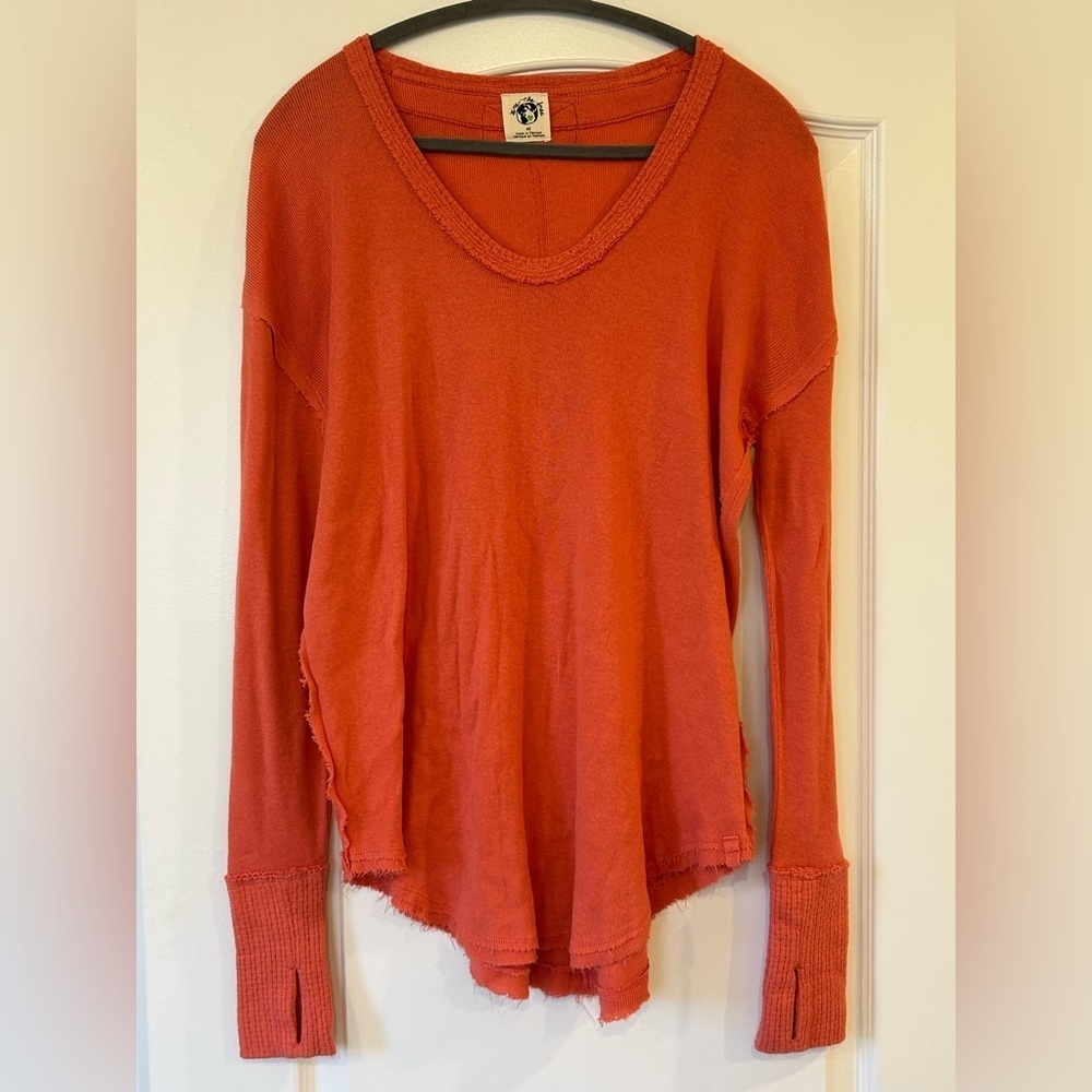 NWOT Free People Colby Long Sleeve Tee - Picture 3 of 8